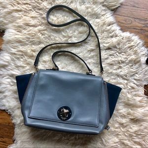 Kate Spade NY Varick Street Suede Abbie Satchel